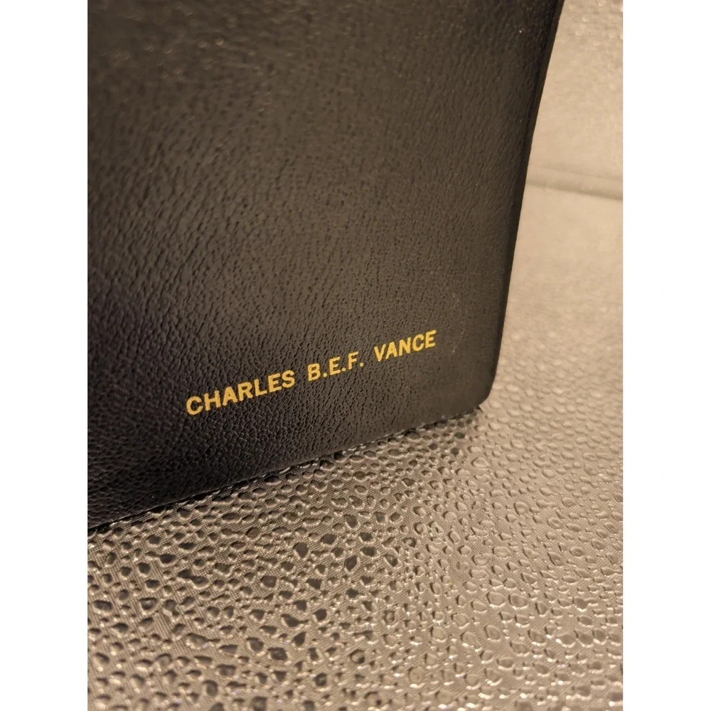 Classic 1984 NIV Life Application Study Bible GENUINE LEATHER Red Letter USA